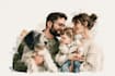 make watercolor family portrait