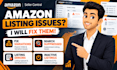 fix and solve your amazon listing and variation issue