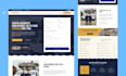 build a roofing company website with UI UX design