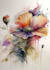 paint watercolor flowers and botanical