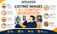 design amazon listing images and a plus content