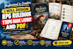 design rpg rulebook, ttrpg book layout and pdf