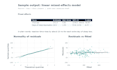 run your statistical analysis in r