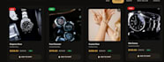 create a premium watch website and ecommerce store