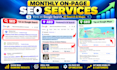 do complete monthly SEO services for ranking websites