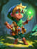 draw 2d game character illustration