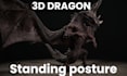 do 3d dragon model 3d animal model 3d monster model rigging and animation