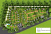 office 2d site layout, render proposed rental apartment, uk real estate plot map