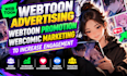 do webtoon promotion, webcomic advertising comic marketing to increase engagemet