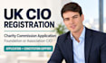 prepare your UK cio registration and charity commission application