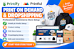 setup print on demand b2bleads printify seller printiful dropshipping ecommerce