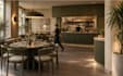 render3d restaurant interior,dessert cafe,lobby lounge layout,cgi kitchen design