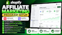 setup shopify affiliate marketing program uppromote goaffpro
