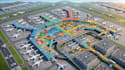 create airport map, terminal map, transportation hub and wayfinding map