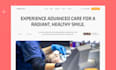 build a dental website with UI UX design