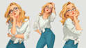 design a professional cartoon character