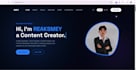 build a modern portfolio website with react or vue