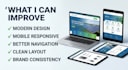 redesign and modernize your webador website professionally