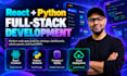 develop your saas mvp or web app with react and python backend