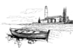 hand draw architecture and urban design sketches
