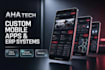 build custom mobile app development, ios, android app with modern UI UX and web