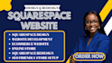 design squarespace website, redesign or build online store