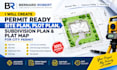 draft permit ready site plan plot plan subdivision plan plat map for city permit