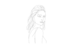 draw one line art, single line art, continuous line art
