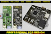 design circuit schematic, pcb layout, easyeda, altium or eagle kicad