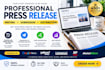 do press release writing, press release distribution and submit press release