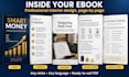 create a complete custom ebook with cover design and mockup
