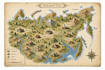 draw a detailed kingdom map