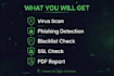 do link audit virus check malware scan url security audit