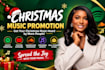 create christmas and new year greetings video
