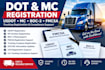 do dot, mc number, boc 3 and fmcsa registration