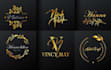 design creative gold logo with free copyright
