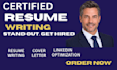 executive resume, CV and cover letter