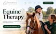 build squarespace equine therapy website hippotherapy website therapeutic riding