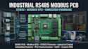 design industrial rs485 modbus control pcb with stm32 firmware