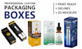 design custom packaging box with print ready dieline