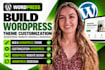 build wordpress theme customization wordpress website design wordpress redesign