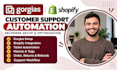 setup gorgias shopify holiday customer support helpdesk automation
