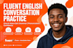 be your  english practice partner for chat and video calls
