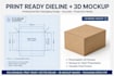 design custom box packaging with dieline