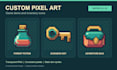 create custom pixel art game items and inventory icons