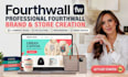 do fourth wall website design fourthwall website setup fourthwall pod store