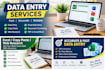 do accurate data entery copy paste and web researching