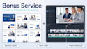 java vue and integrate ai llm, make PPT and video editing