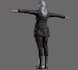 rigged 3d game character lowpoly 3d model, skeleton, elf, action figure, ue4,ue5