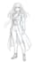 draw your anime character in a rough sketch style